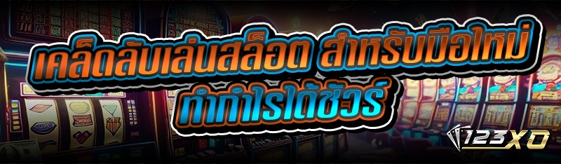 เคล็ดลับเล่นสล็อต สำหรับมือใหม
