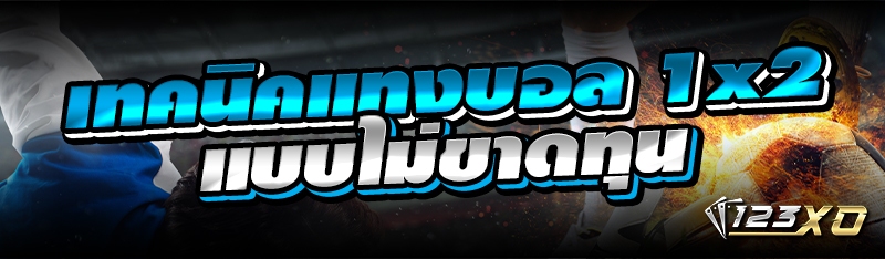 เทคนิคแทงบอล 1x2 แบบไม่ขาดทุน