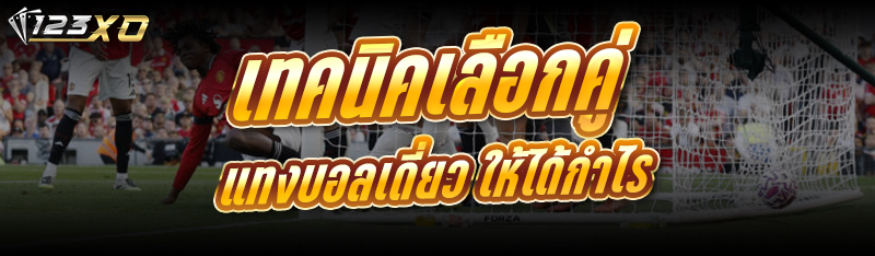 เทคนิคเลือกคู่ แทงบอลเดี่ยว ให